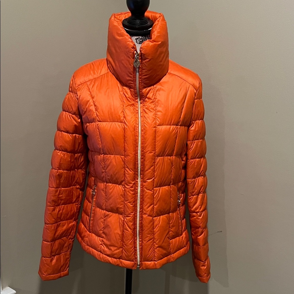 Michael Kors Orange Down Puffer Jacket